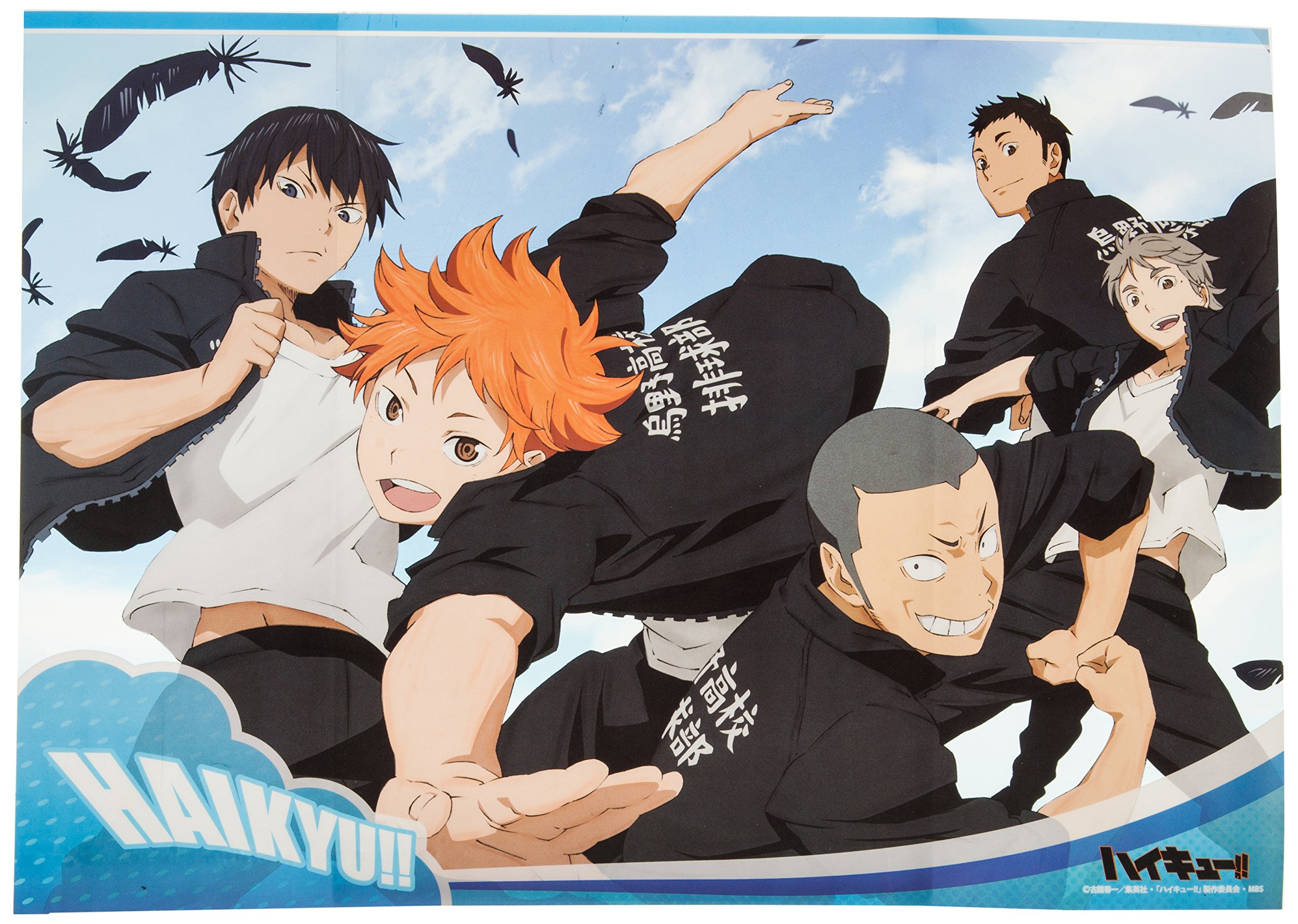 Amazon.co.jp: ハイキュー!! ミニクリアポスター 烏野 日向 影山 澤村