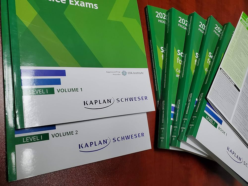 Amazon | 2020 CFA Level 1 Kaplan Schweser Notes: Books 1-5