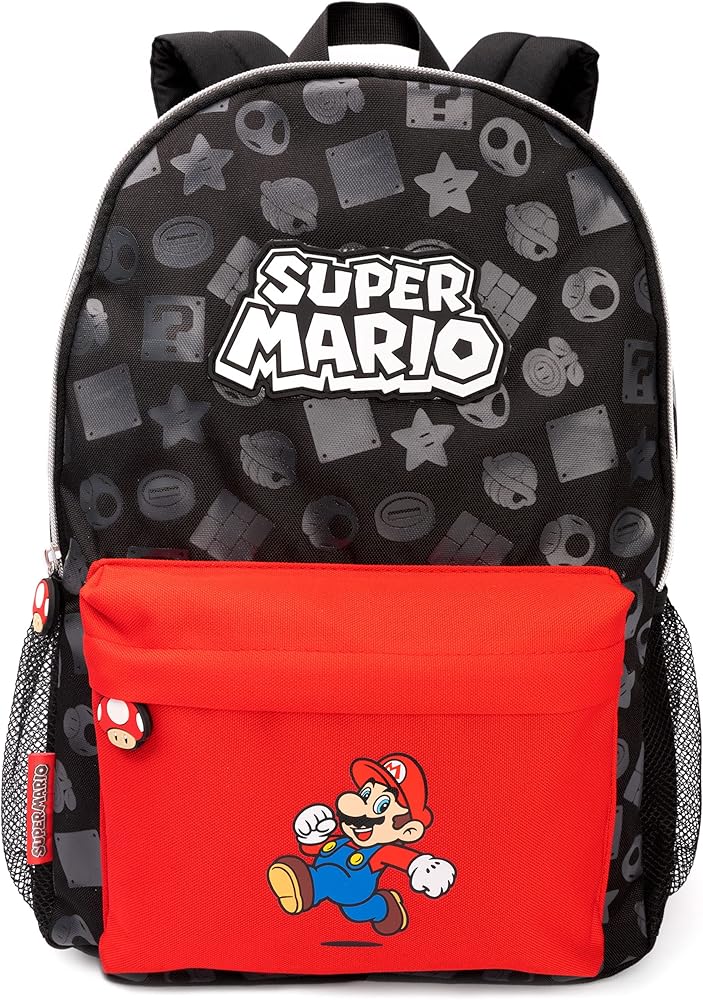 Amazon.co.jp: Super Marioスーパーマリオ 任天堂 バックパック 男の子
