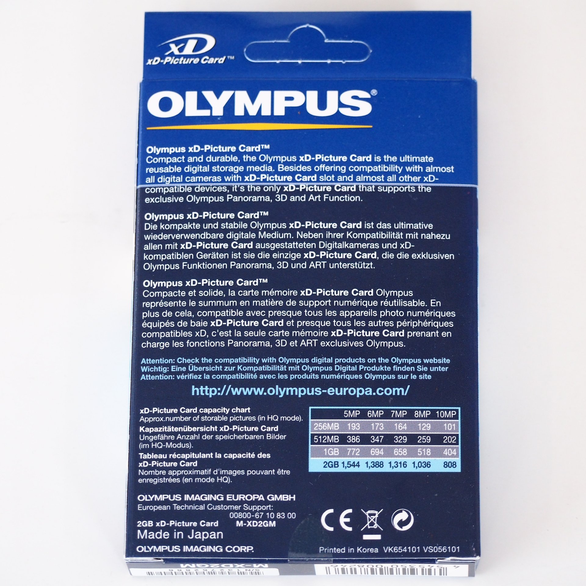 Amazon.com: Olympus 2GB xD Picture Card (M Type) : Electronics