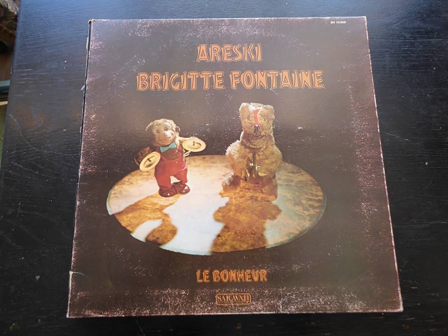 Areski et Brigitte Fontaine : le bonheur -disque saravah sh 10 059
