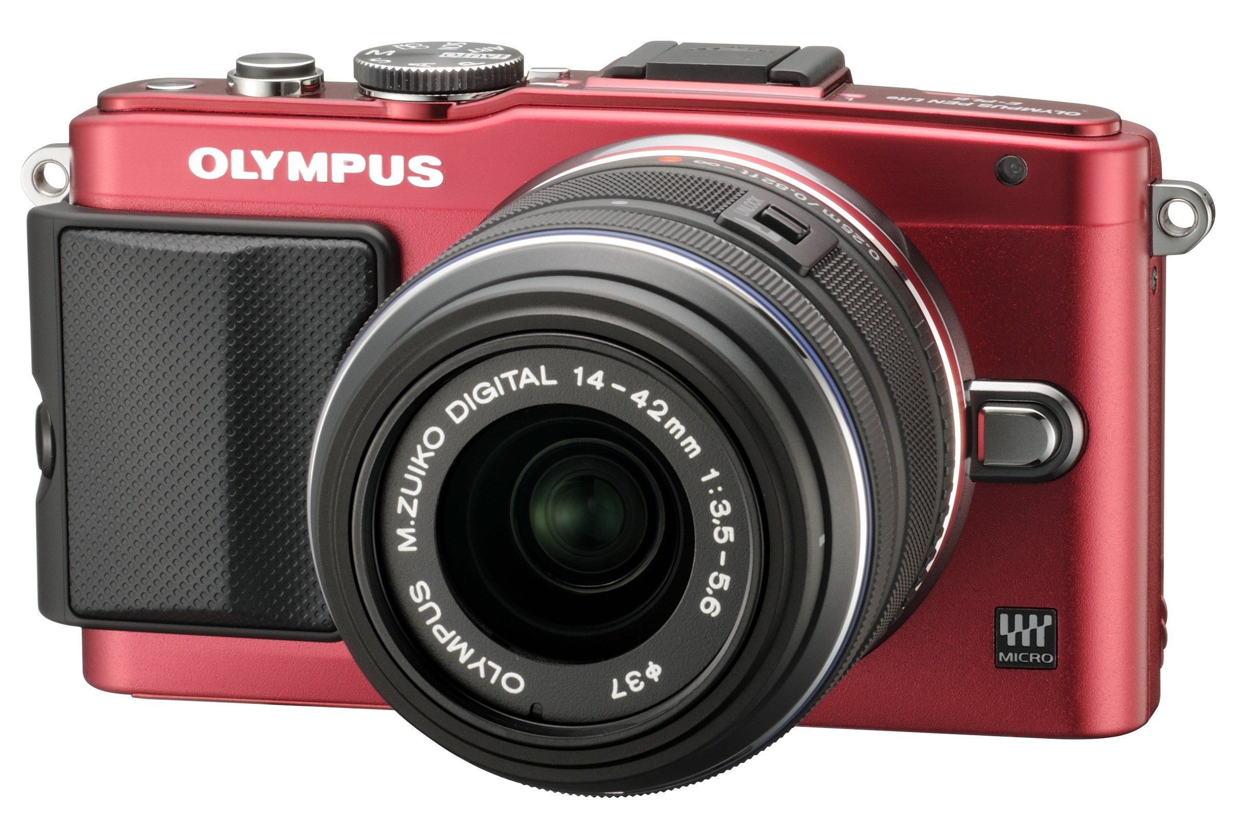 Amazon | OLYMPUS ミラーレス一眼 PEN Lite E-PL6 レンズキット レッド