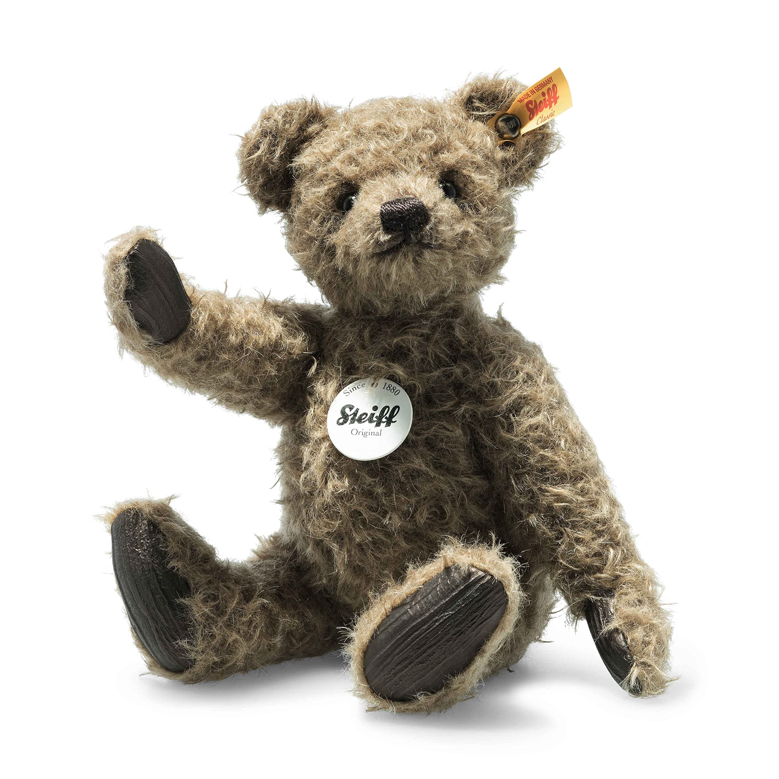 Amazon.com: Steiff Howie Teddy Bear, Made from Soft Mohair