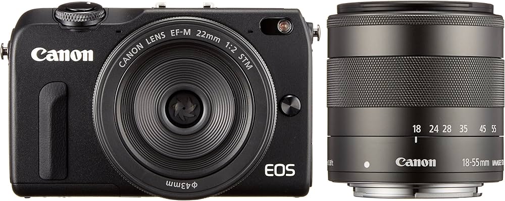 Amazon | Canon ミラーレス一眼カメラ EOS M2 ダブルレンズキット
