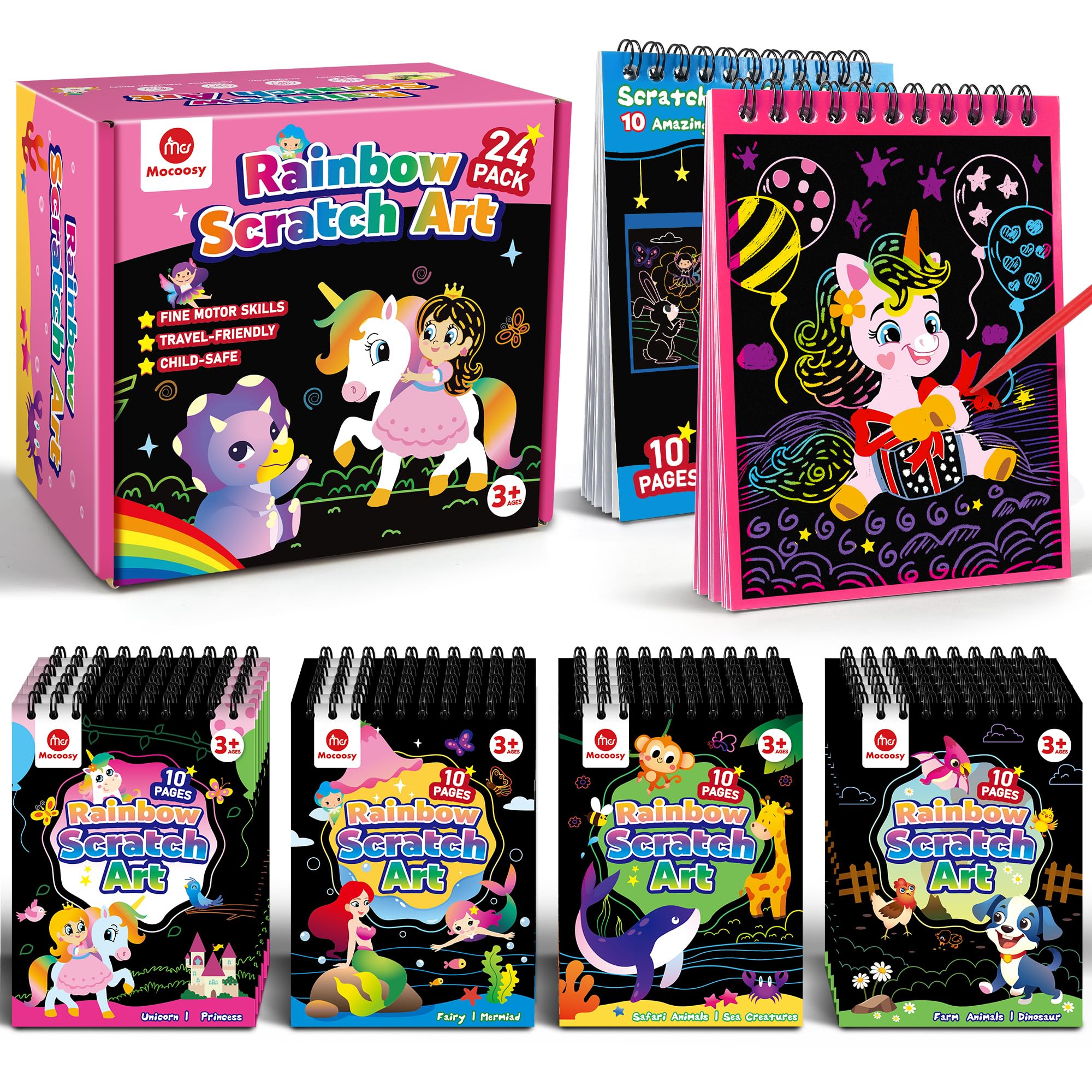 Amazon.com: Mocoosy 24 Pack Party Favors for Kids Ages 4-8-12