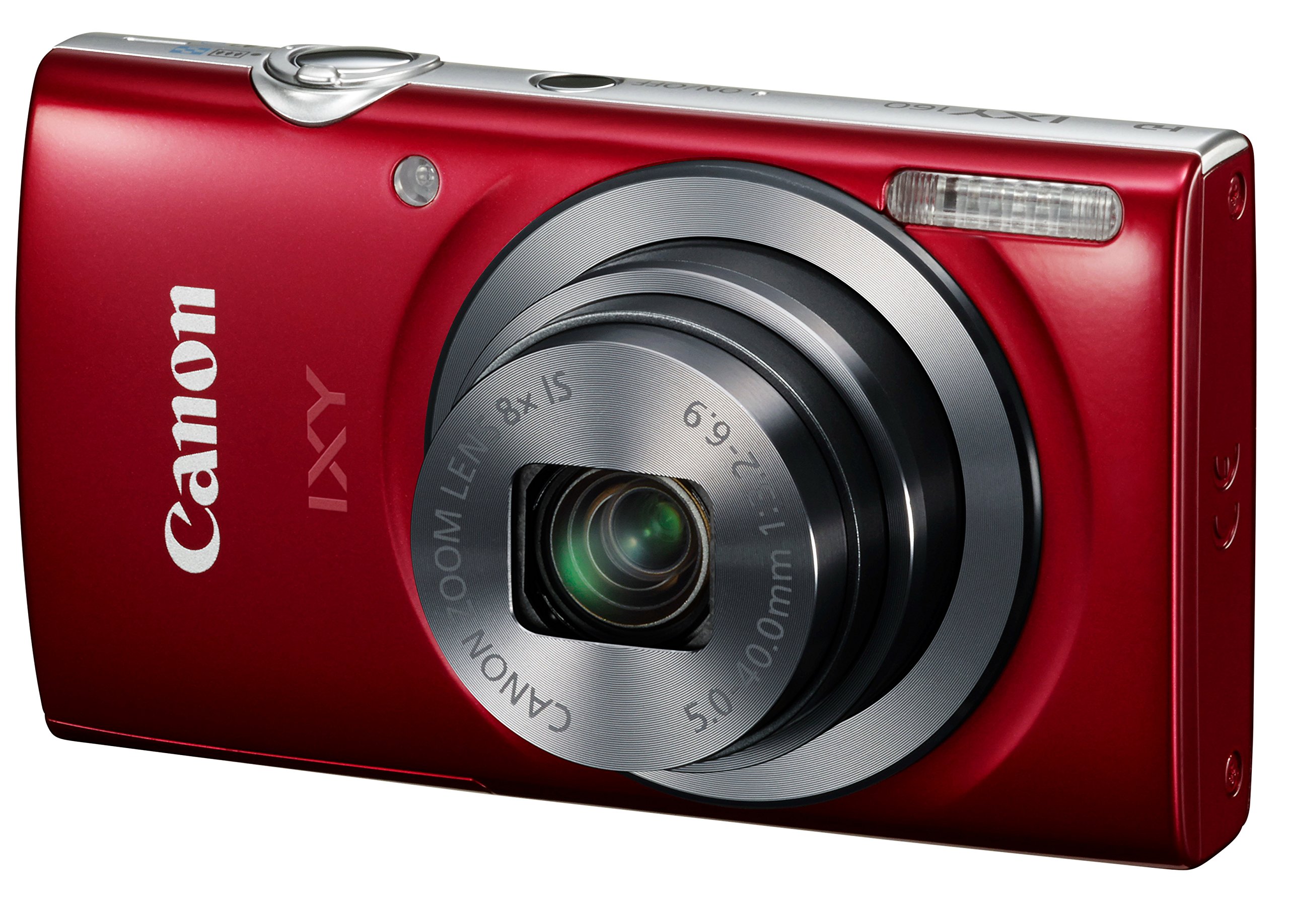 Amazon.co.jp: Canon デジタルカメラ IXY160 レッド 光学8倍ズーム