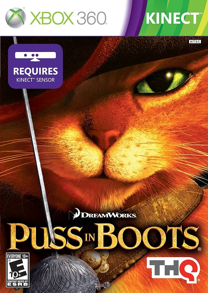 Amazon.com: Puss in Boots (Kinect) - Xbox 360 (Renewed) : Video Games