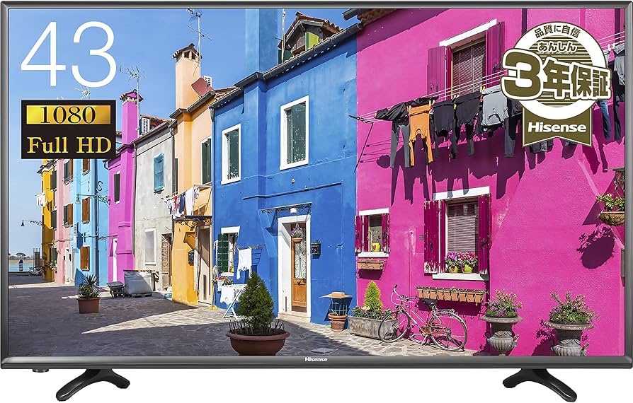 Amazon | ハイセンス 43V型 液晶 テレビ HJ43K3121 フルハイビジョン