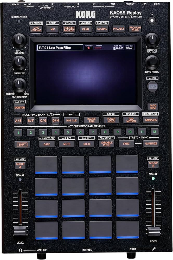 Amazon.com: Korg KAOSS Replay Dynamic Effects & Sampler : Musical