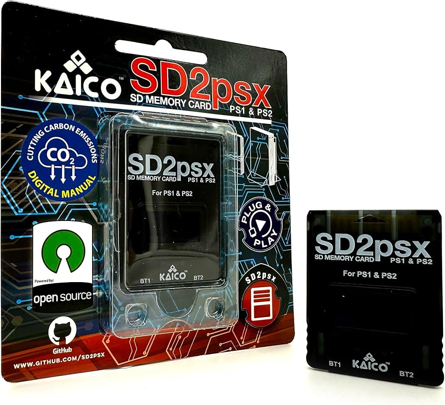 Amazon.com: Kaico PSX Mem Card Gen 2 Memory Card Compatble with