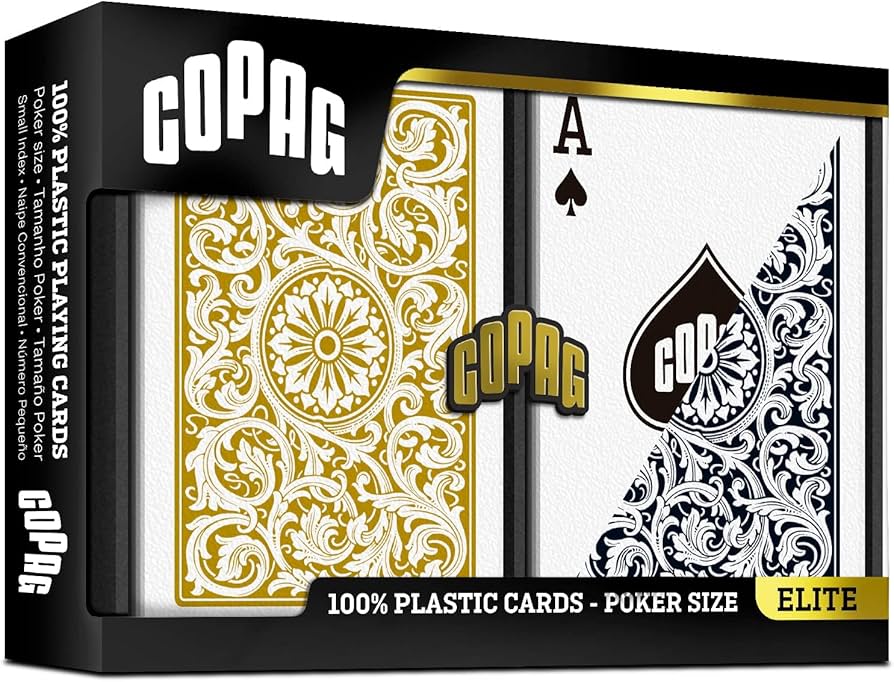 Amazon.co.jp: COPAG(コパッグ) 1546 プラスチックトランプ ブラック