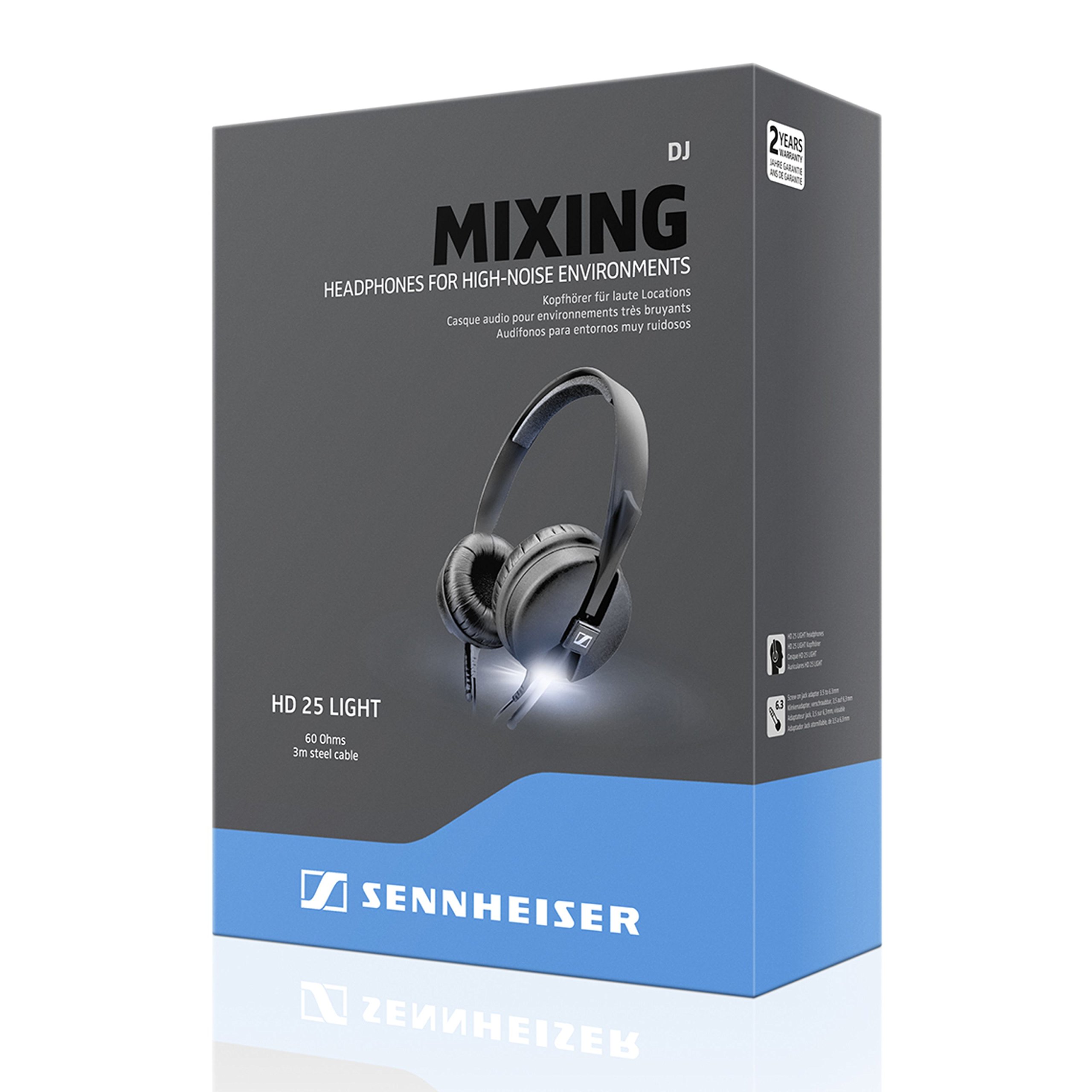 Amazon.co.jp: ゼンハイザー モニターヘッドホン密閉型 HD 25 LIGHT