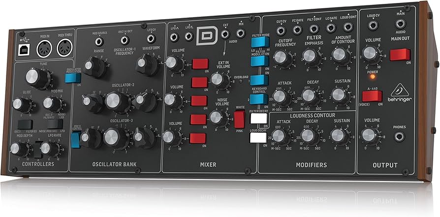 Amazon.co.jp: Behringer MODEL D 純正アナログシンセサイザー 3 VCO