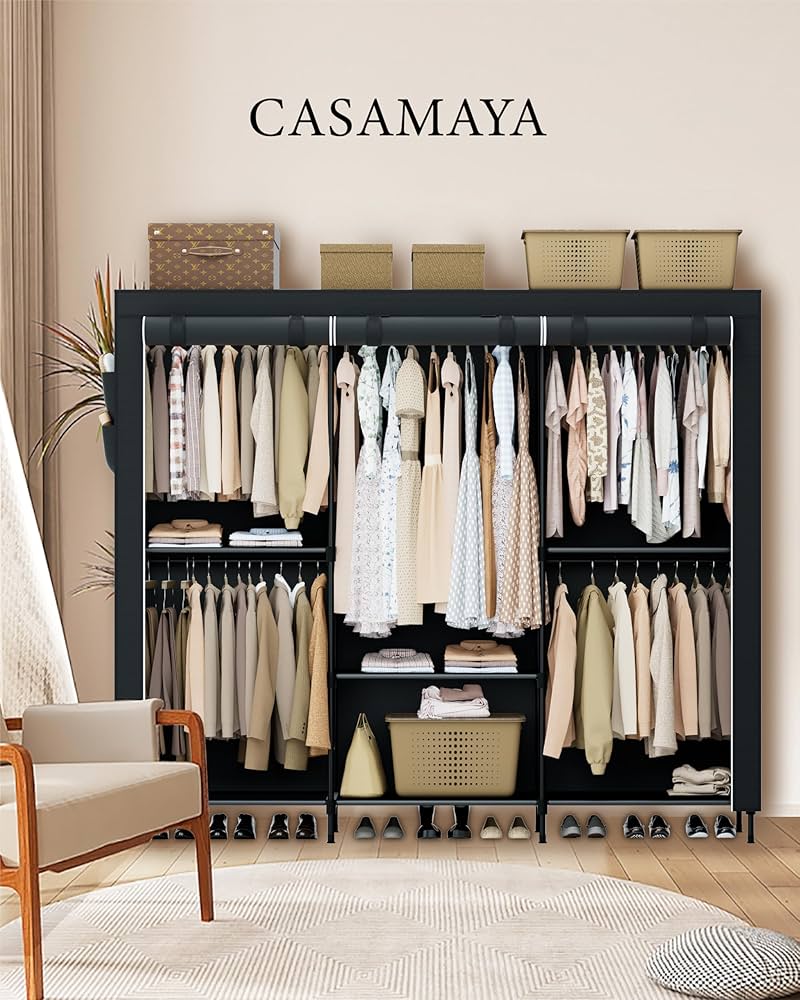 Amazon.com: CASAMAYA Portable Closet, 81.5 Inch Extra Large