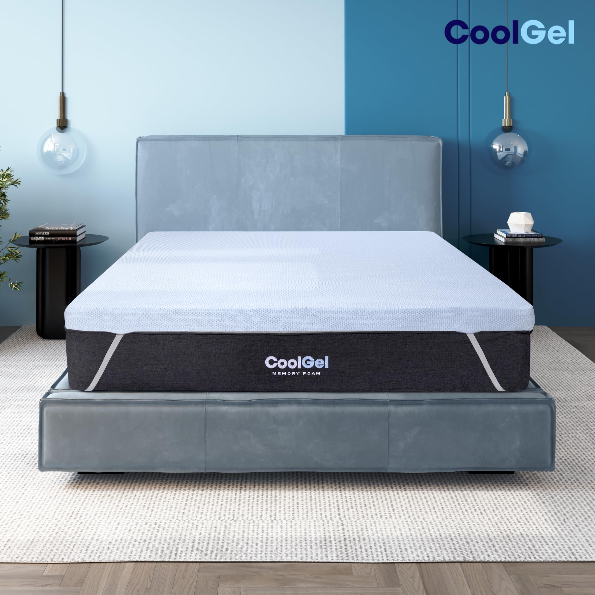 Amazon.com: COOL GEL Memory Foam Mattress Topper, Cool Gel Infused