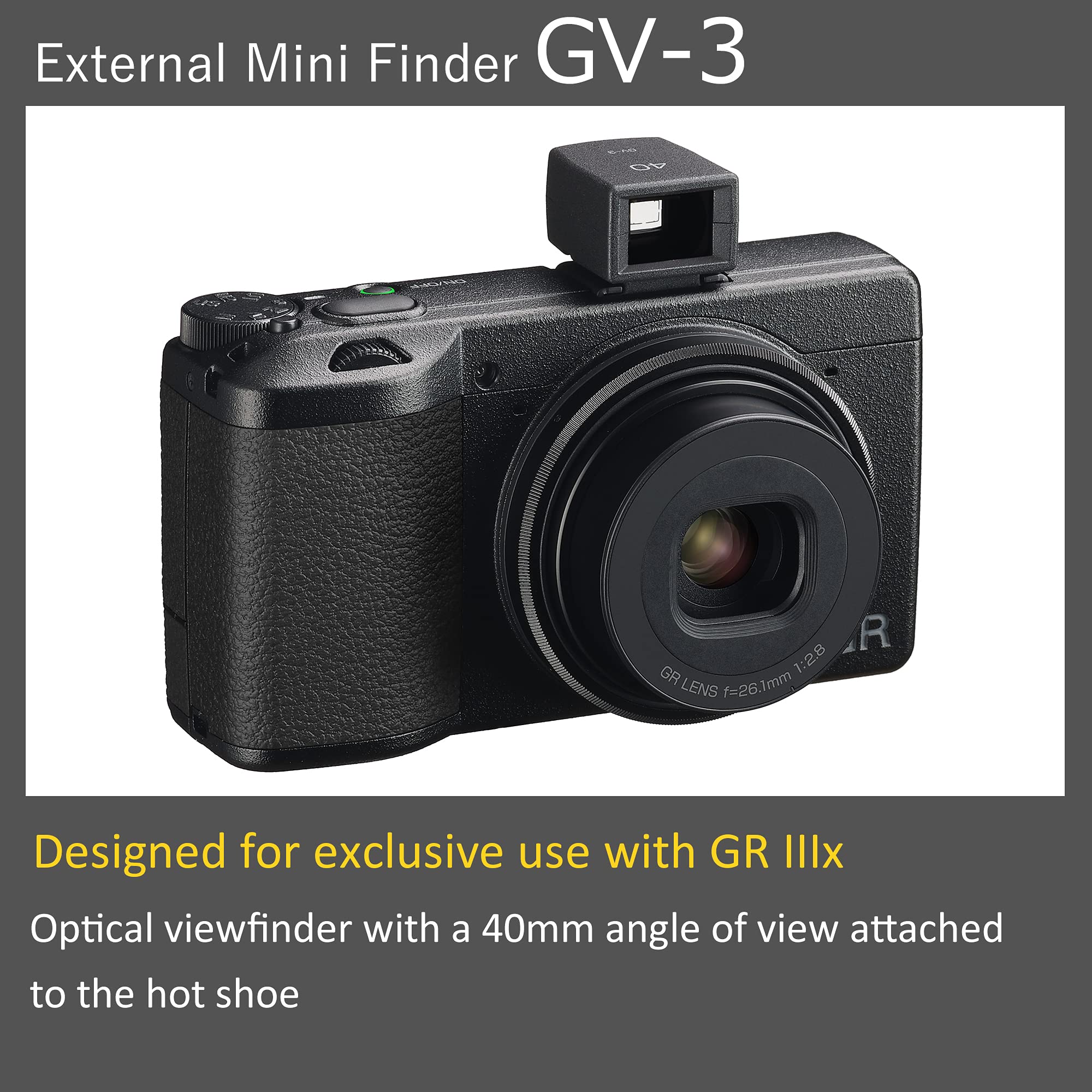 Amazon.com : RICOH External Mini Finder GV-3 [Compatible Model