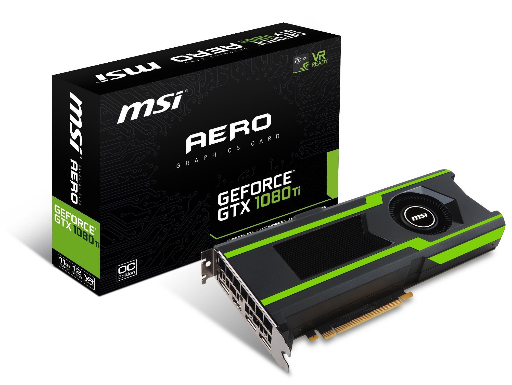 Amazon | MSI ビデオグラフィックカード GTX 1080 TI AERO 11G OC