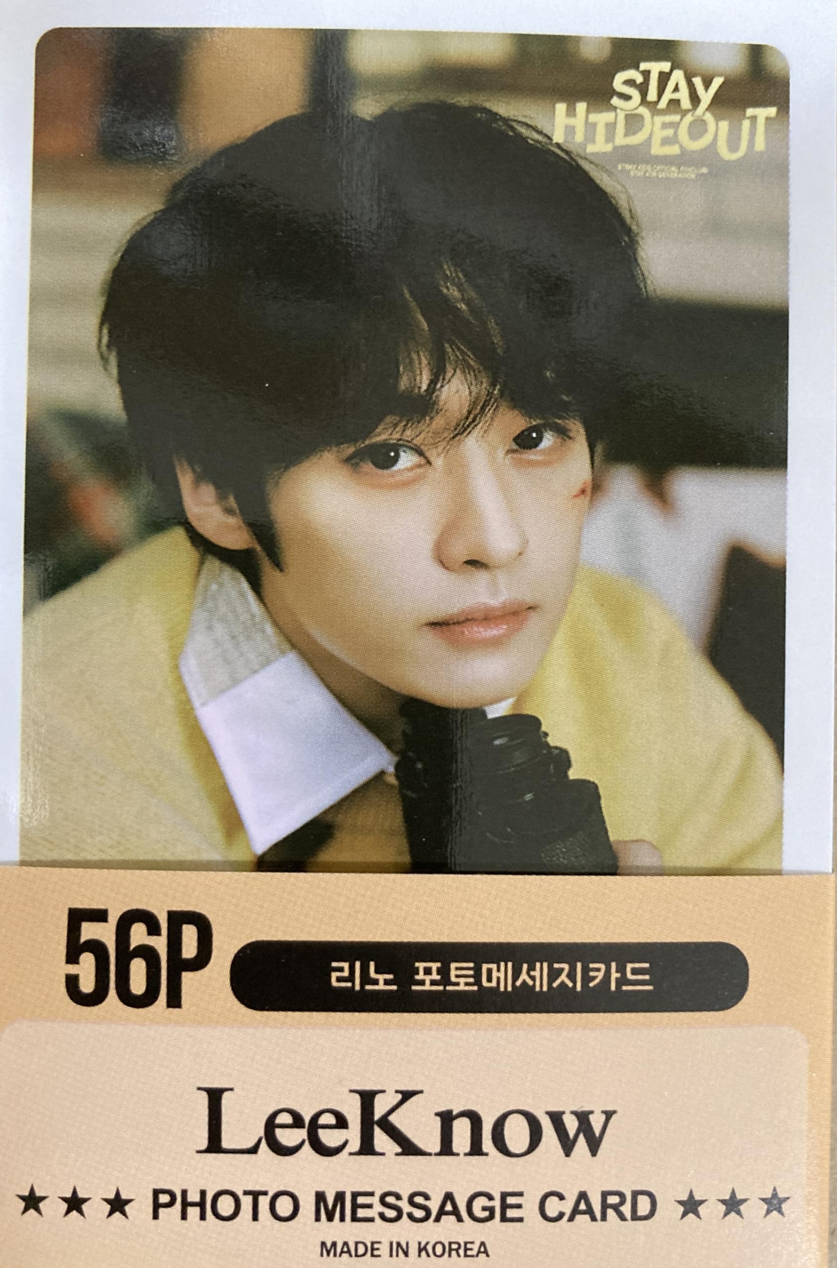 STRAYKIDS スキズLEEKNOW リノATE 購入特典 直筆サイン入り リノ