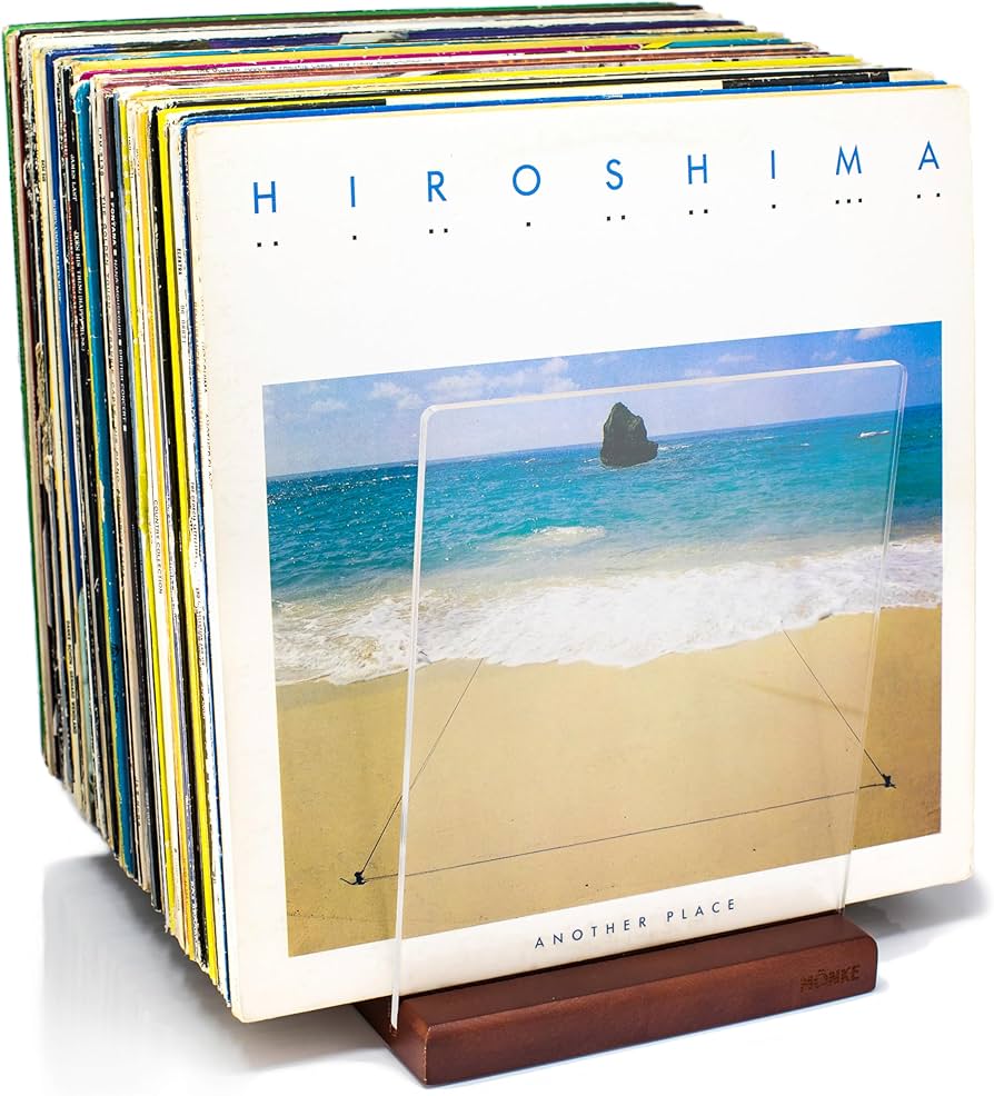 Amazon.com: MÖNKE Premium Vinyl Record Storage - a Mid-Century