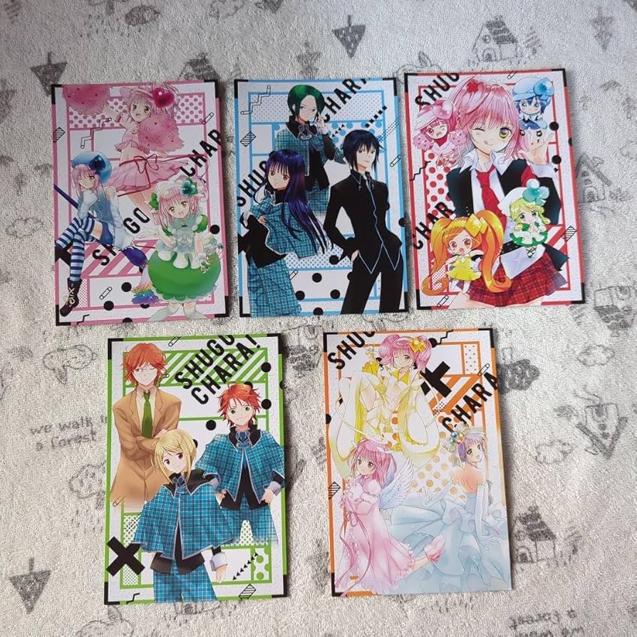Amazon.co.jp: しゅごキャラ 新装版 全巻購入特典 ポストカードセット