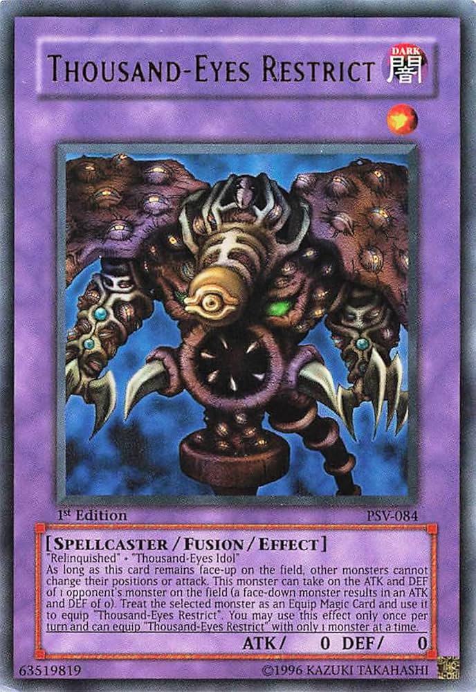Amazon.co.jp: 遊戯王カード 英語版 THOUSAND-EYES RESTRICT