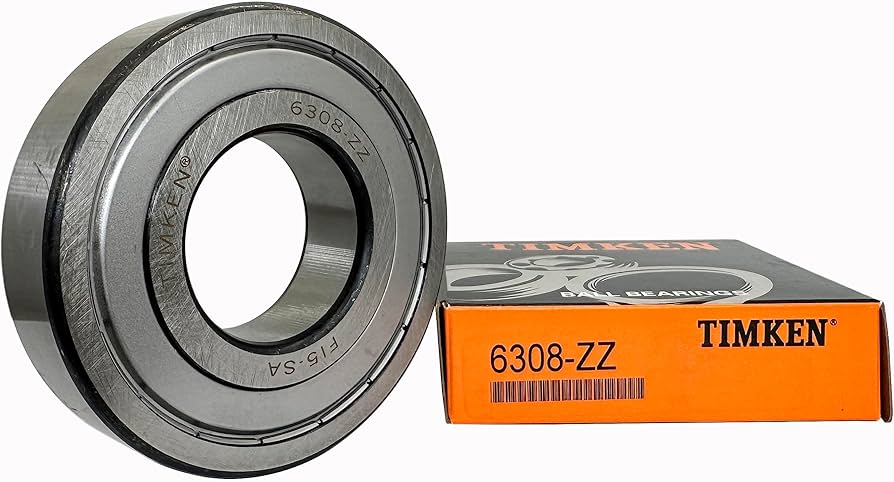 TIMKEN 6308-ZZ, 2 Pcs,Double Metal Seal Bearings 40x90x23mm, Pre