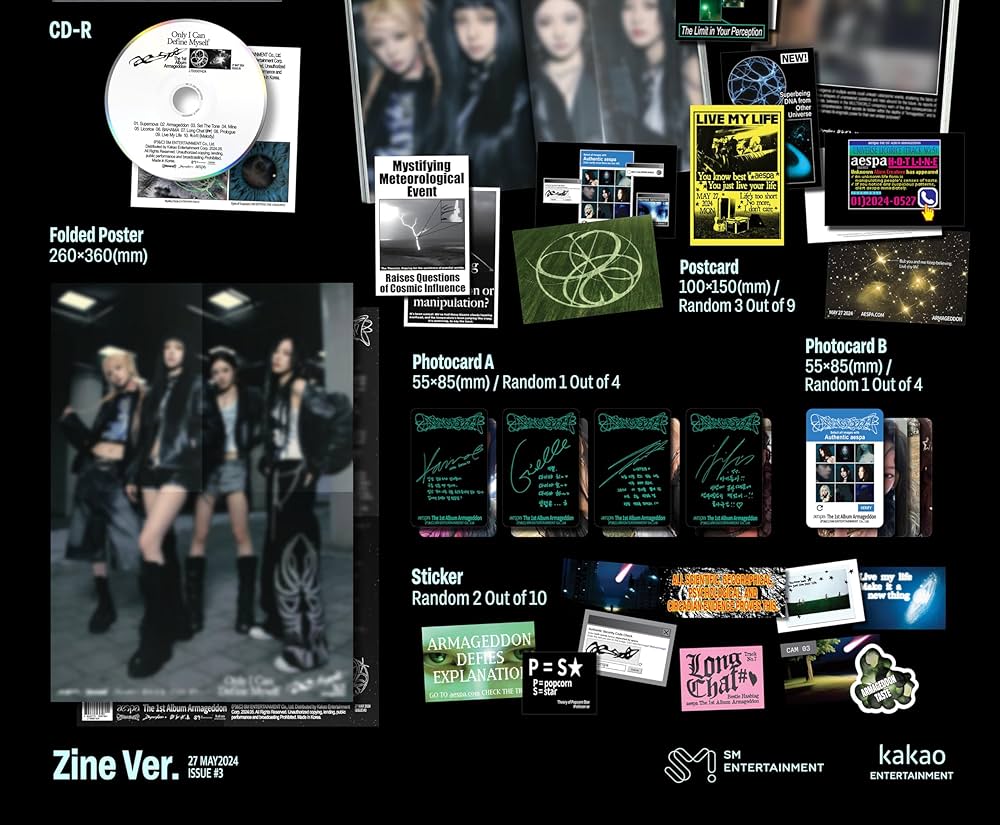 aespa Armageddon rhythmnation rn特典 8枚セット aespa Armageddon