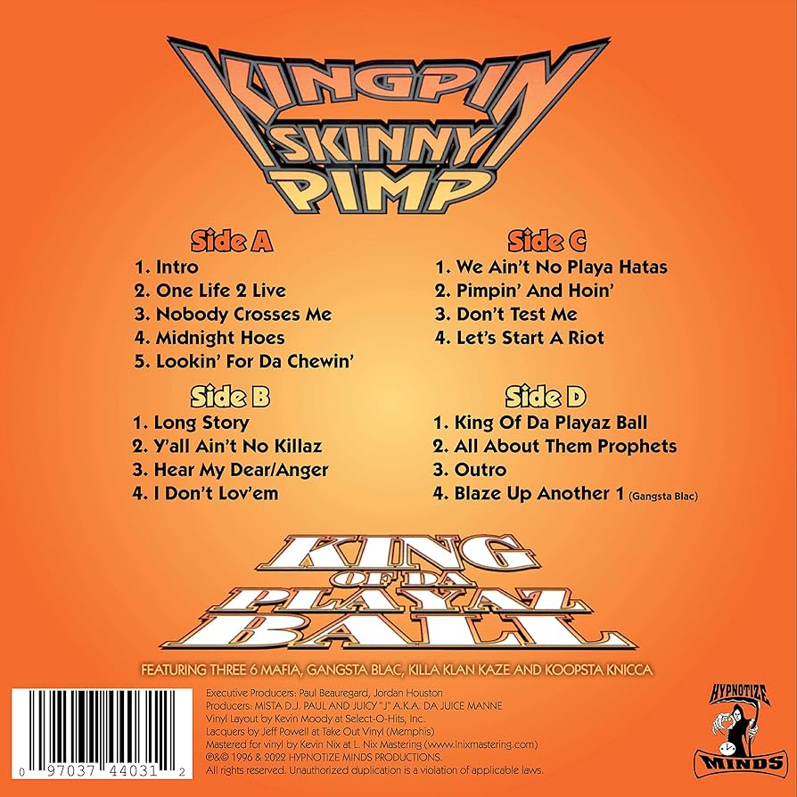 Amazon | King Of Da Playaz Ball [Analog] | Kingpin Skinny Pimp