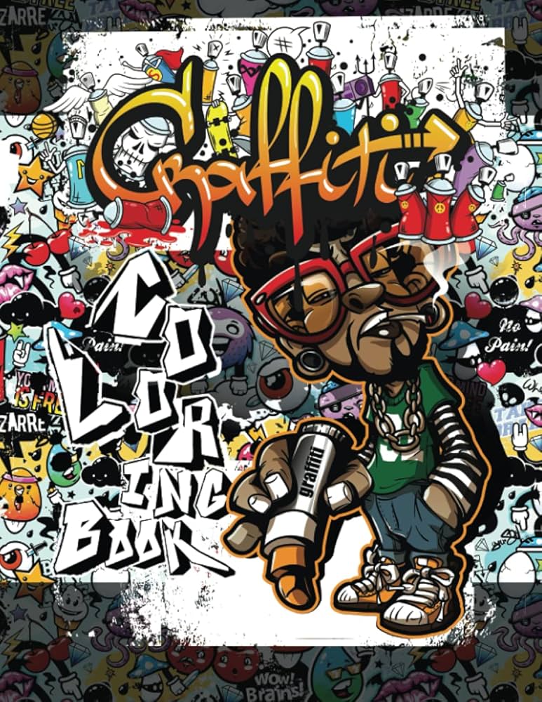 Amazon.com: Graffiti coloring book: Relaxation and Stress Relief