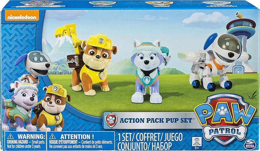 Amazon.co.jp: (パウパトロール) Paw Patrol アクションパピー3体