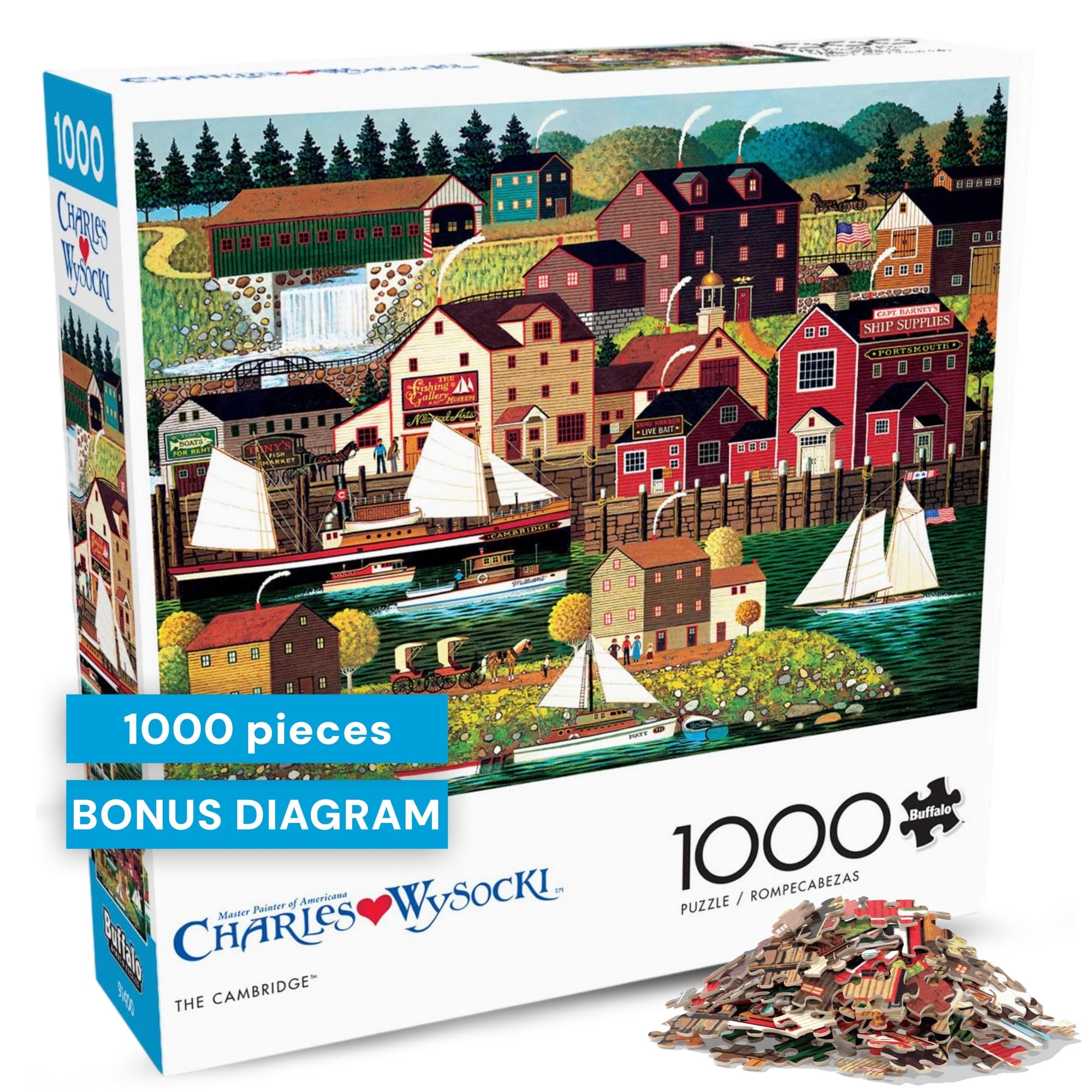 チャールズワイソッキー オールドバックスカウンティ 2040ピース 新品