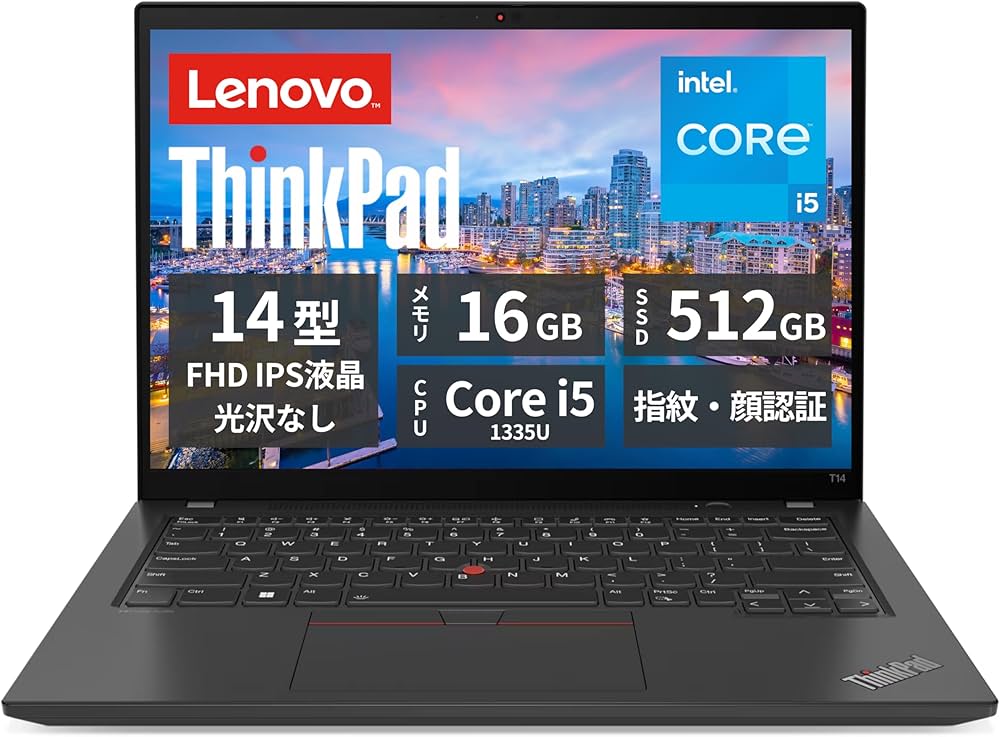 Amazon.co.jp: Lenovo ThinkPad T14 Gen 4ノートパソコン 14インチ IPS