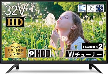 Amazon | 山善 32V型 1TB ハードディスク内蔵 録画テレビ (PCモニター