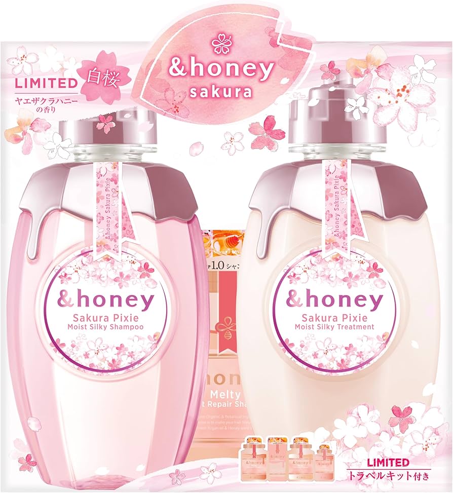 Amazon.co.jp: 【限定デザイン サクラ 2024 Limited】 &honey (アンド
