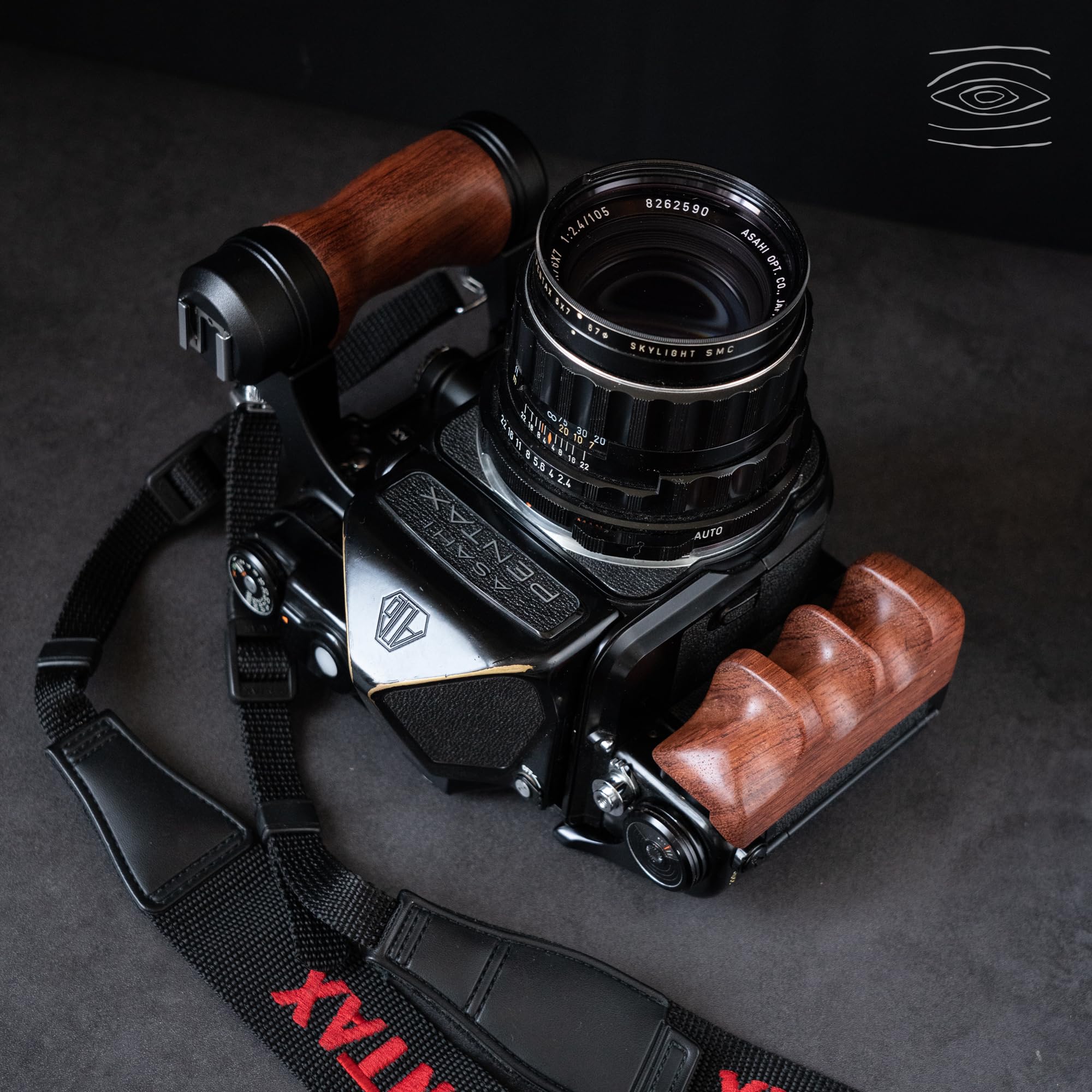 Amazon.com : Wood Wooden Left + Right Camera Hand Grip Kit for