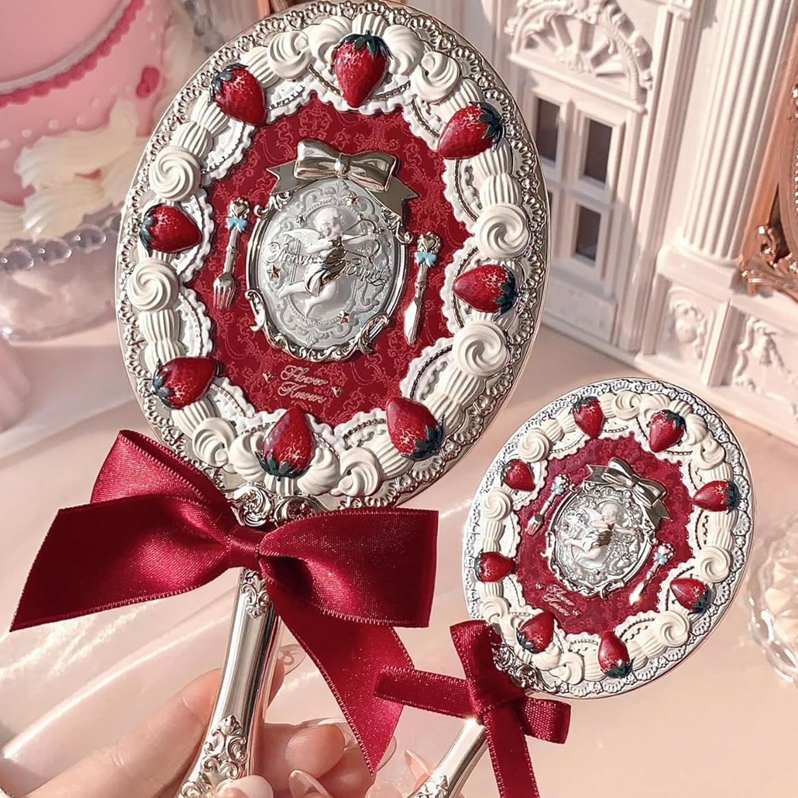 Amazon.com: Flower Knows Strawberry Cupid Hand Mirror,Vintage
