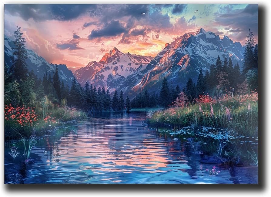 Amazon.com: Landscape Poster Print, Stunning Scenery Prints