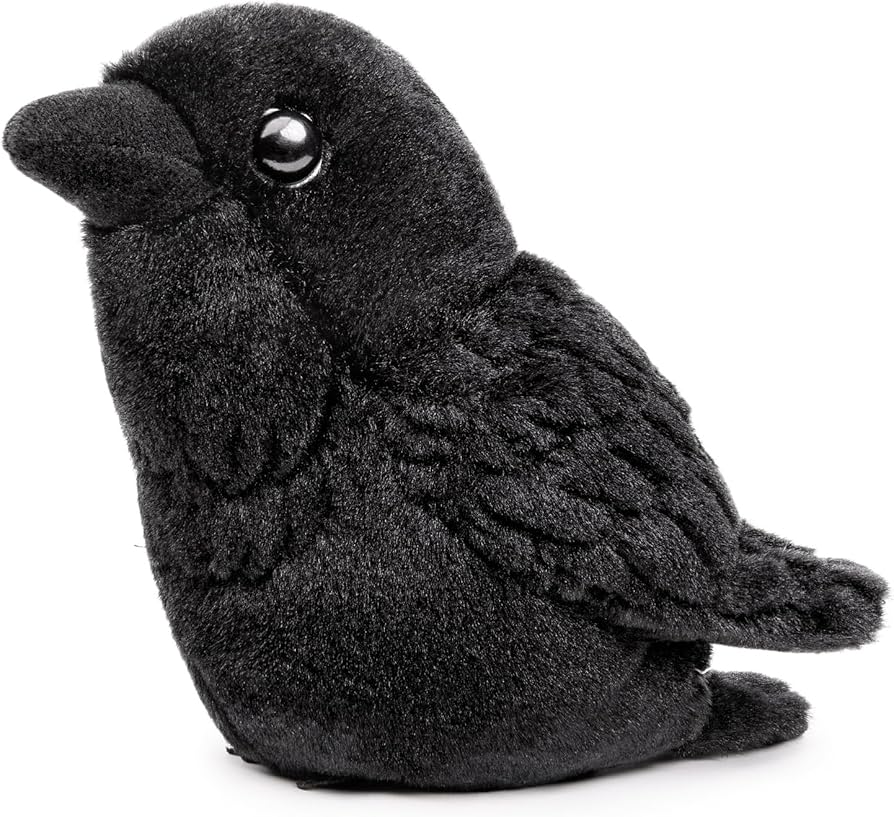 Amazon.co.jp: lilizzhoumax カラスのぬいぐるみ 鳥のぬいぐるみ
