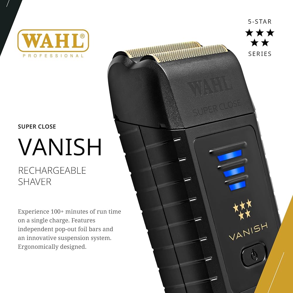 Amazon.com: Wahl Professional 5 Star Vanish Shaver, Cordless