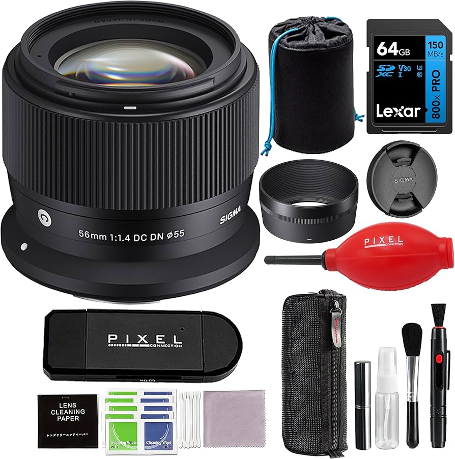 Amazon.com : Sigma 56mm f/1.4 DC DN Contemporary Lens for RF Mount