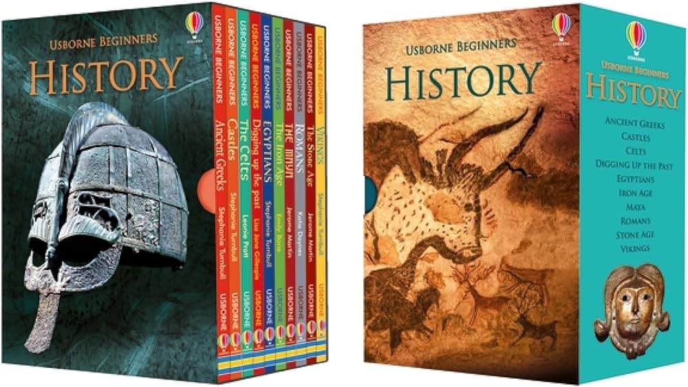 Usborne Beginners History 10 Books Collection Box Set (Stone Age