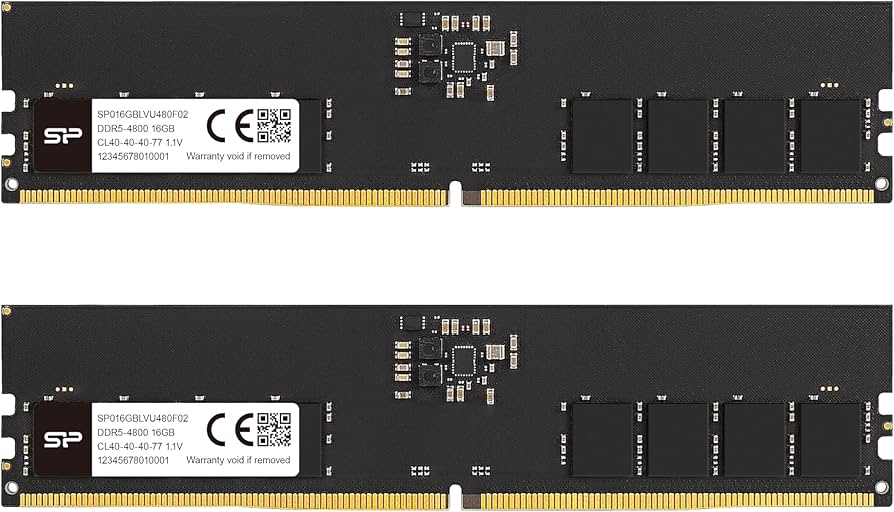 Amazon.co.jp: シリコンパワー DDR5 32GB (2x16GB) 4800MHz (PC5-38400
