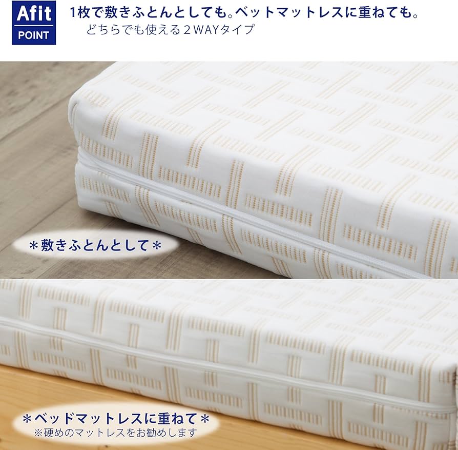 Amazon｜nishikawa【西川】 アフィット ポリウレタンフォーム 三つ折り