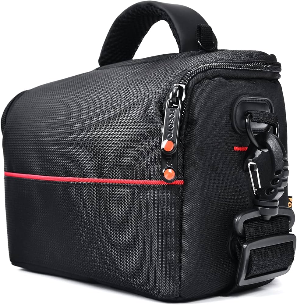 Amazon.co.jp: FOSOTO コンパクト カメラバッグ 一眼レフカメラケース