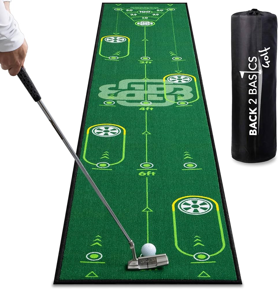 Amazon | BACK2BASICSGOLF パターマット パター練習マット パター練習