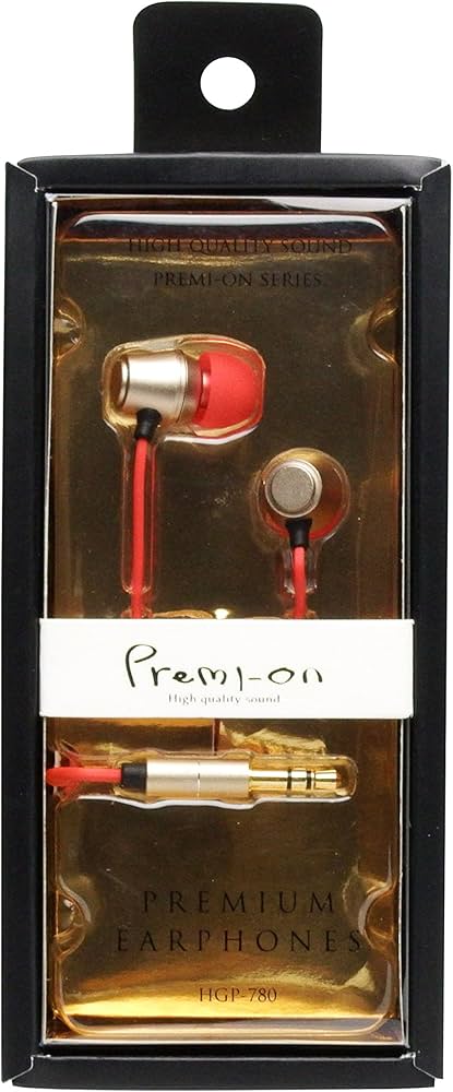 Amazon.co.jp: ALPEX プレミアムカナルイヤフォン 780 レッドゴールド