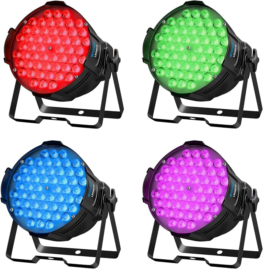 Amazon.com: BETOPPER LED Stage Lights, 54x3W RGB Par Light, DMX
