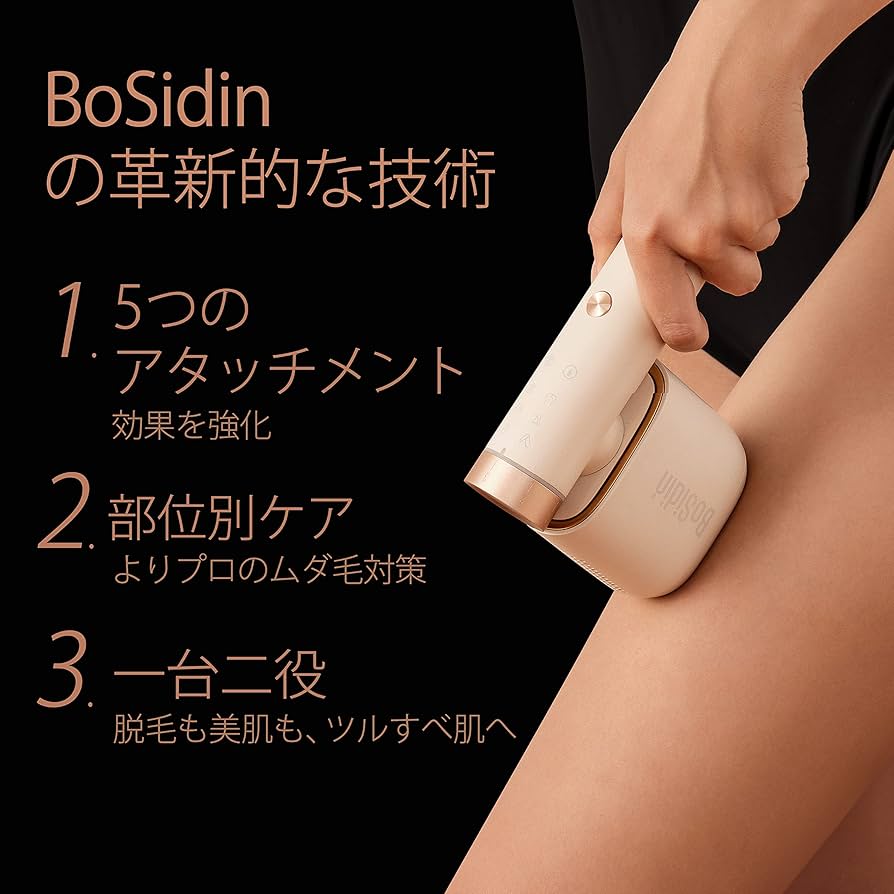 Amazon | BoSidin Pro 家庭用脱毛器 だつもうき 2023年新型