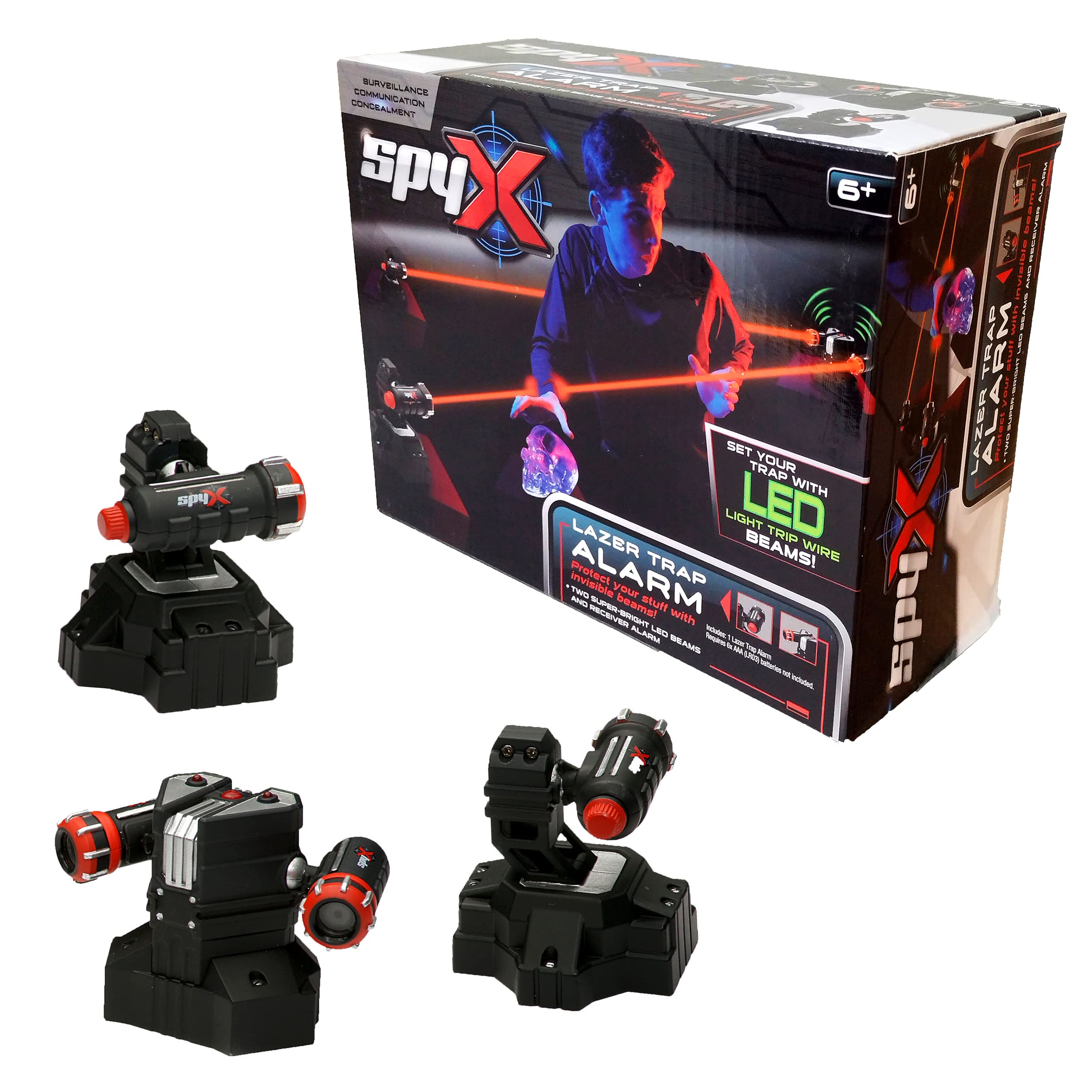 Amazon.com: SpyX / Lazer Trap Alarm – Safe Laser Alarm Toy for Spy