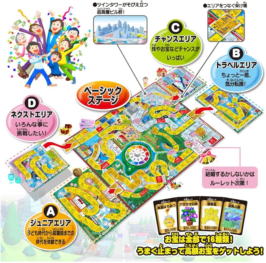 Amazon | タカラトミー(TAKARA TOMY) 人生ゲーム （2023年ver